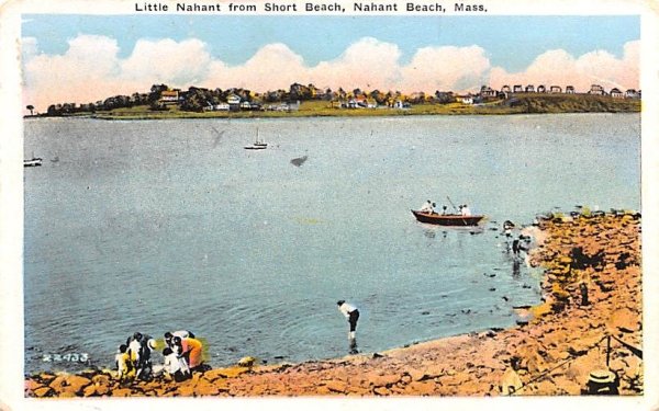 Little Nahant  Nahant Beach, Massachusetts Postcard