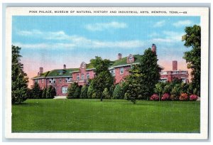 c1940 Pink Palace Museum Natural History Industrial Arts Memphis TN Postcard