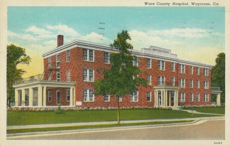 WAYCROSS, Georgia, 1900-1910s; Hospital