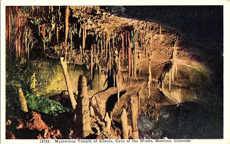 Lot of (5) Cave of the Winds Manitou Colorado Postcards Standard View Cards