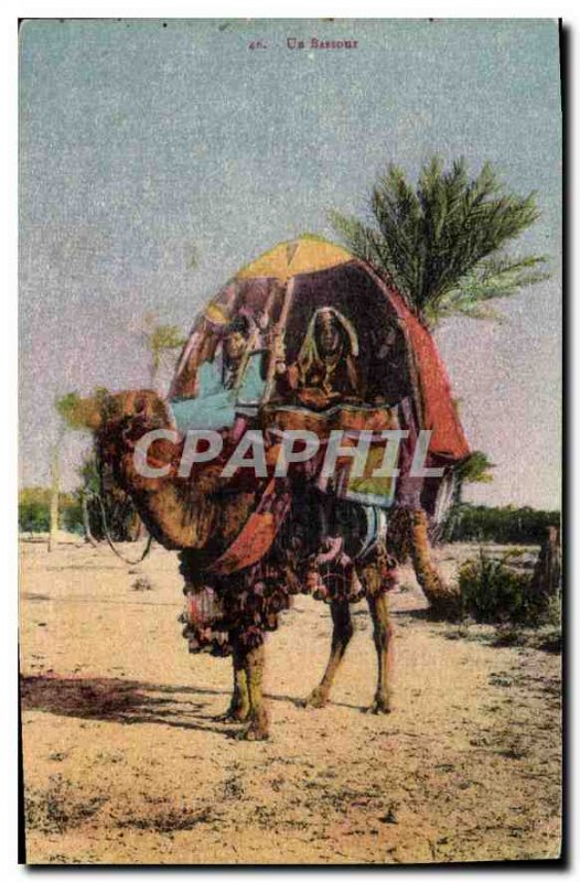 Old Postcard A Bassour