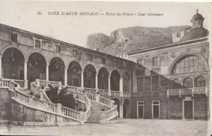 Monaco Postcard  Cote D'Azur Monaco - Palais Du Prince - Cour Interieure TZ12190