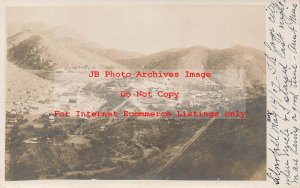 AZ, Silverbell, Arizona, RPPC, Mining Camp Panorama View, 1907 DPO Postmark