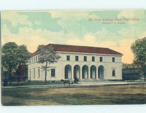 Unused Divided-Back POST OFFICE SCENE Asbury Park New Jersey NJ d8818