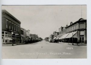 Wadena MN Street View Vintage Store Fronts Old Cars RPPC Real Photo Postcard