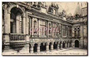 La Rochelle Postcard Old City Hall Courtyard