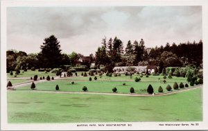 Queens Park New Westminster BC Spalding Camera Products Unused RPPC Postcard H56