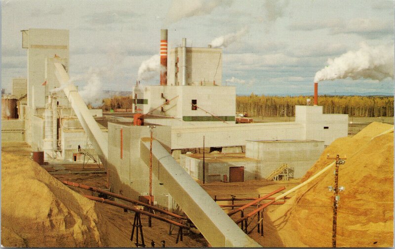 Prince George BC Pulp Mill Unused Vintage Postcard F66