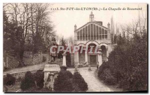 Old Postcard Ste Foy Les Lyon La Chapelle De Beaunant