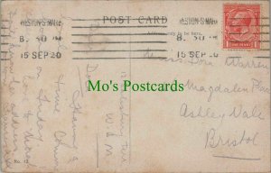 Genealogy Postcard - Warren - 46 Magdalen Place, Ashley Vale, Bristol RF8056
