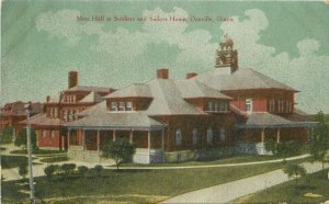 C-1910 Dansville Illinois Postcard Mess Hall Soldiers Sailors 6206