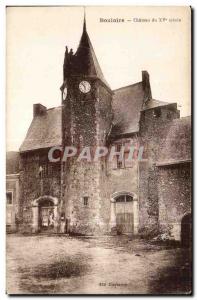 Postcard Old Bouloir Chateau XV century e