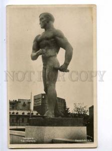 214051 FINLAND TEMPERE taxman statue AVANT-GARDE photo