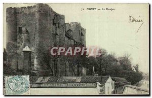 Old Postcard Niort Le Donjon