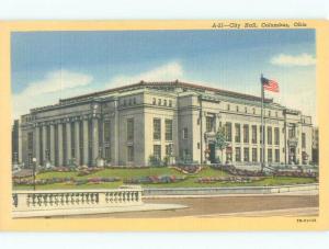 Linen CITY HALL Columbus Ohio OH E5340