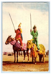 c1910s The Clowns National Horse & Cattle Show Lahore Pakistan Postcard 