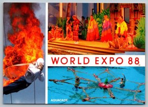 Postcard World Expo 1988 Brisbane Australia