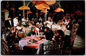 VINTAGE CONTINENTAL SIZE POSTCARD THE MANILA HOTEL CHAMPAGNE ROOM PHILIPPINES