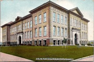 Postcard Public School No. 18 West Tenth & Cascade Streets in Erie, Pennsylvania