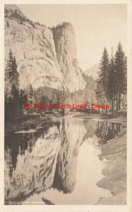 CA, Yosemite National Park, California, RPPC, Washington Column, Curry Photo