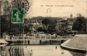 CPA VIERZON - La Passerelle du Déversoir (634217)