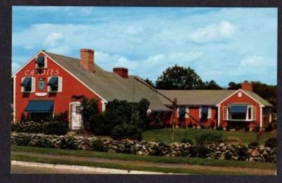 MA Putnam Pantry Candies Store DANVERS MASS Postcard