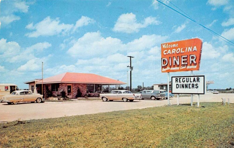 Allendale South Carolina Carolina Diner Vintage Postcard AA57452