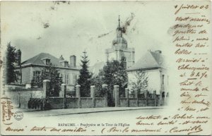 CPA BAPAUME-Presbytére et la Tour de l'Eglise (45663)