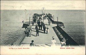 Montevideo Uruguay Terrasa de los Pocitos 1905 USED Postcard