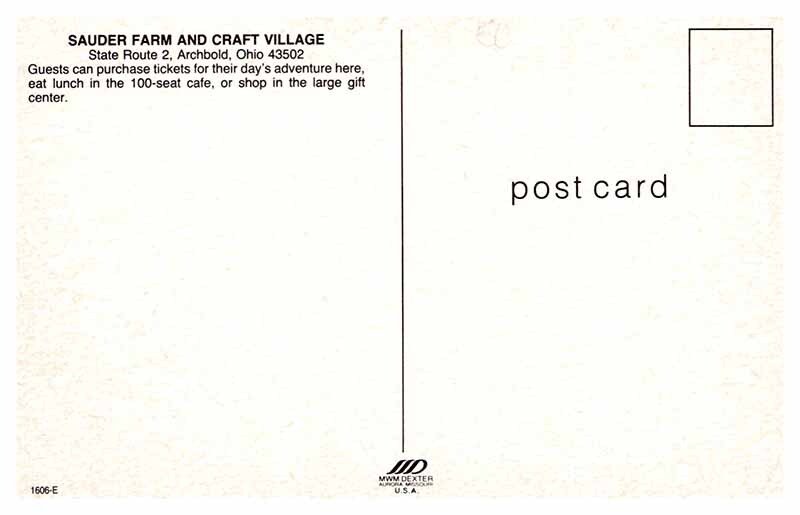 Postcard FARM SCENE Archbold Ohio OH AU7356