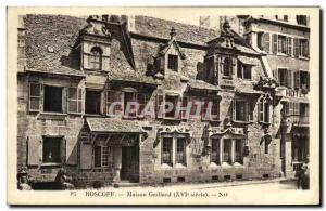 Postcard Old House Roscoff Gaillard XVI th century