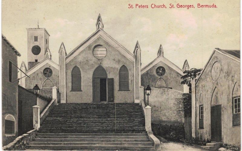 Bermuda St Georges St Peter's Church 1910 Unused 