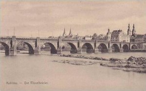 Germany Koblenz Die Moselbruecke