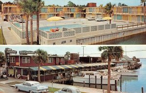 Panama City Florida SHRIMP BOAT RESTAURANT Smith's Yacht Basin Bar Rare Roadside