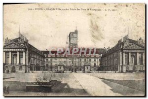 Old Postcard Dijon former Hotel Palace Burgundy dncs
