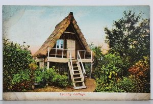 Portugal Country Cottage Antique Postcard K1