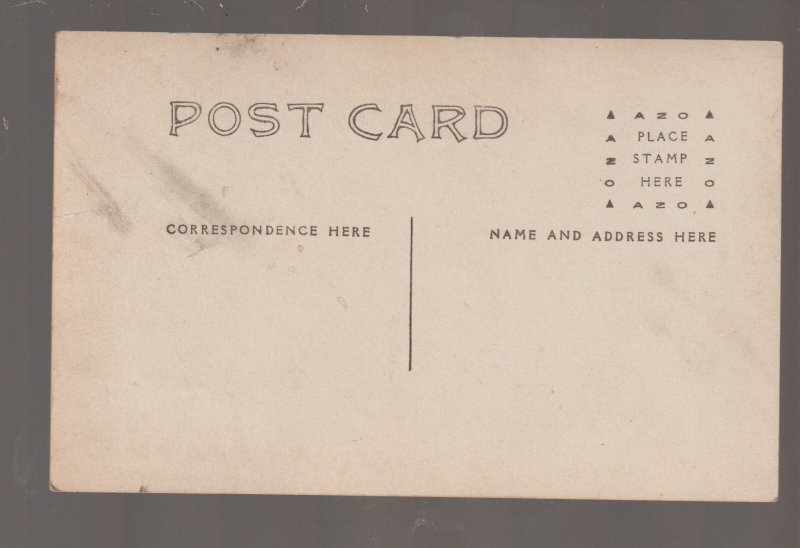 Rock Island ILLINOIS RPPC c1910 ARSENAL Row of Shops U.S. ARMY Fort IL B2