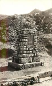RPPC Postcard Gregory Monument Gold Lode Discovery Central City CO Sanborn I-783
