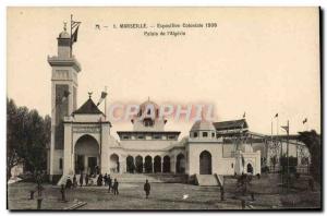 Old Postcard Marseilles Colonial Exhibition of 1906 palace & # 39algerie