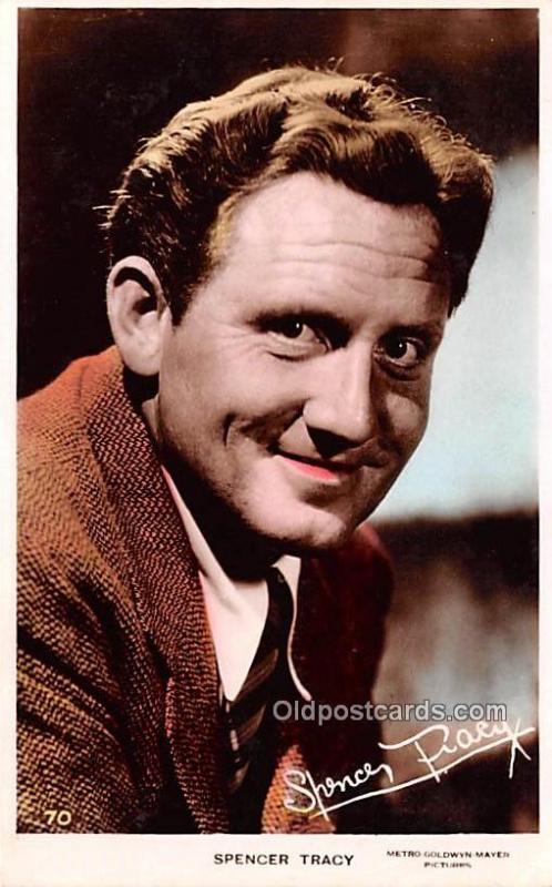 Spencer Tracy Movie Star Actor Actress Film Star Unused 