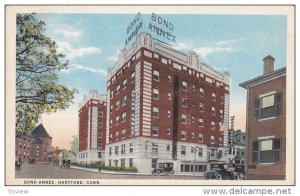 HARTFORD, Connecticut, 1900-1910's; Bond Annex, Classic Cars