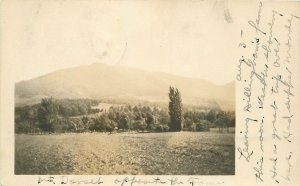 Postcard Real Photo RPPC Vermont Danbury 1922 Mount Dorset 22-14165