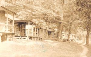 Jackman Maine Heald Pond Camp Real Photo Antique Postcard K33733