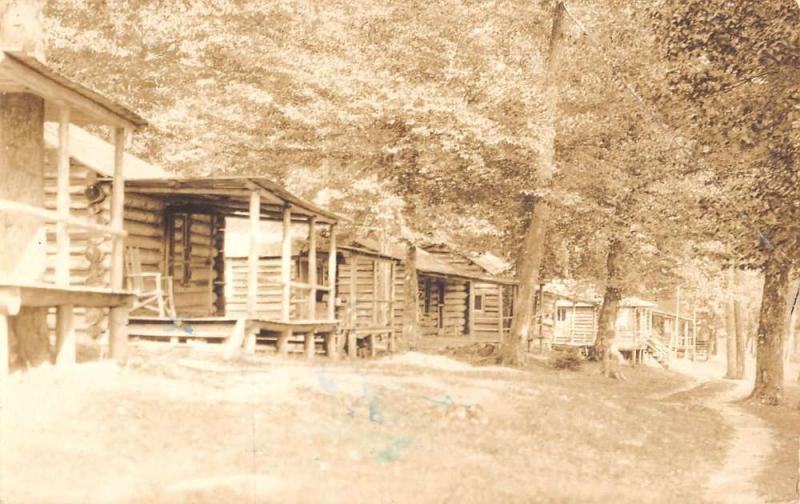 Jackman Maine Heald Pond Camp Real Photo Antique Postcard K33733