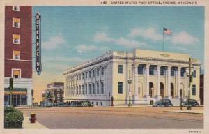 Wisconsin Racine Post Office Curteich