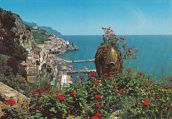 Italy Amalfi Panorama General View