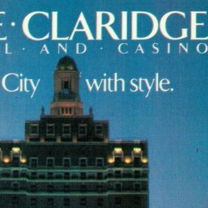 USA The Claridge Hotel and Casino Atlantic City Vintage Postcard 07.63