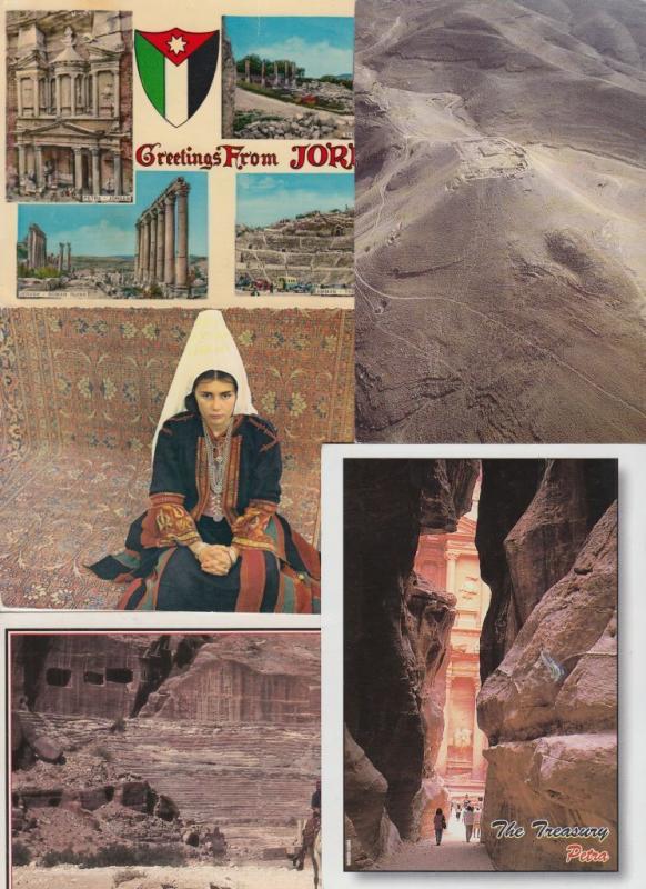 JORDANIA 87 Cartes Postales Mostly 1960-2000