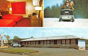 Bessemer Michigan Bluffs View Motel Multiview Vintage Postcard K59504 