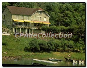 Postcard Modern CROZANT Lake Htel